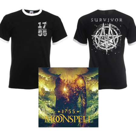 1755 Survivor Ringer Tshirt + CD