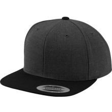 The classic snapback 2-tone (Charcoal / Black)