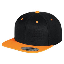 The classic snapback 2-tone (Black / Neon Orange)