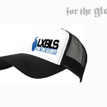 LXBLS White Trucker Cap