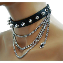 Leather choker