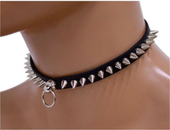  - Leather choker