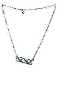 White Sickgirl Necklace